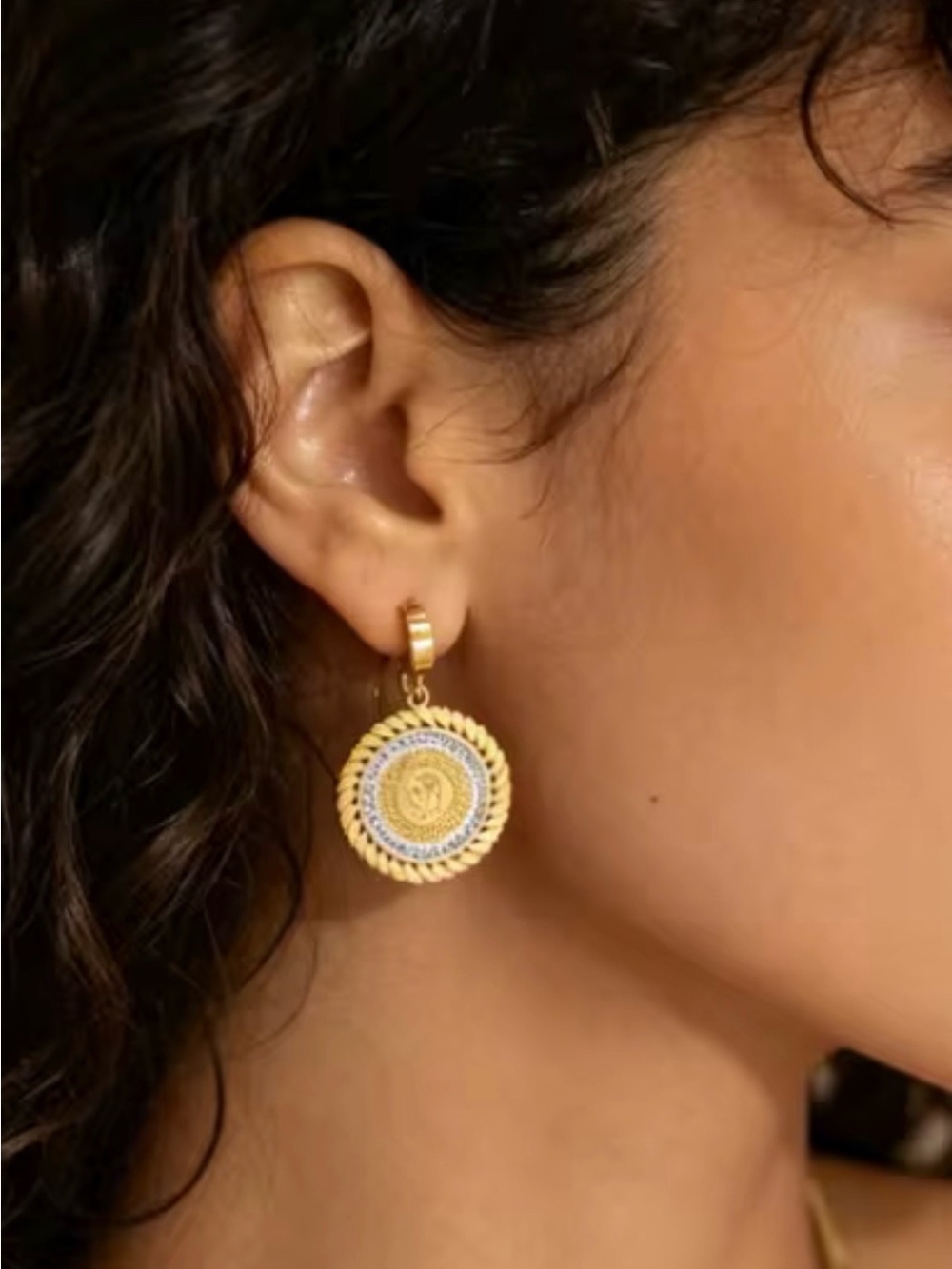 18k Gold plated stainless steel  Earrings